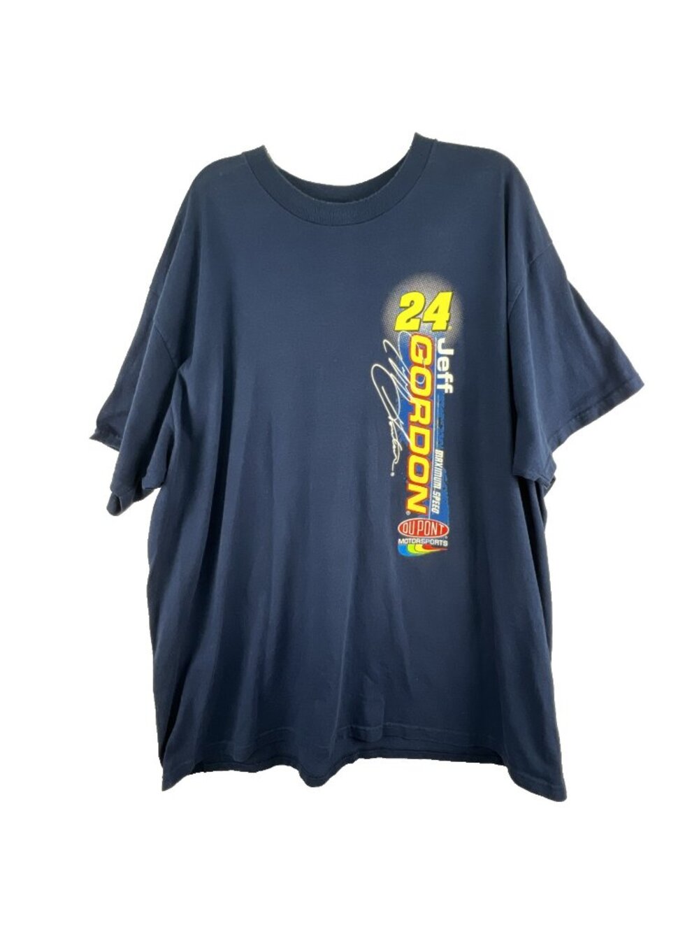 Vtg 3XL Winners Circle Jeff Gordon Nascar Racing T Shirt Adult Blue Mens 2005